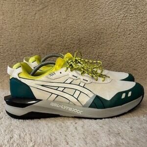 ASICS GEL-LYTE XXX Men's White Green Yellow Lace Up Athletic Shoes Size 10.5